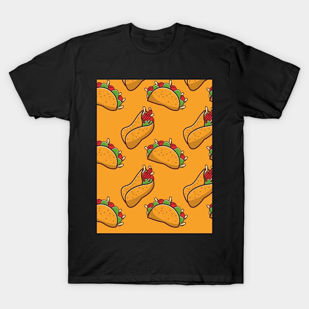 Tacos T-Shirt by Pattern Art